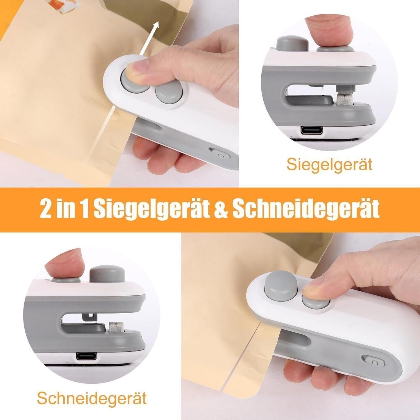 Mini USB Bag Sealer & Cutter 🔥